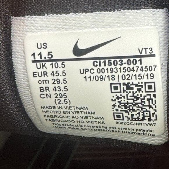 Nike Air Max 97 On Air: Neon Seoul Mens Size 11.5 Shoes Sneakers Reflective 2019 - Picture 8 of 9